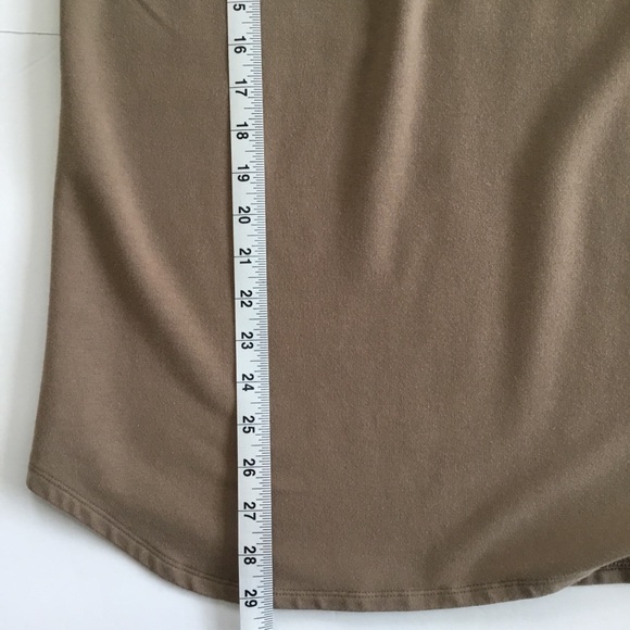 Soft Surroundings “Valerie” Cowl Neck Tan Size L - Picture 7 of 8